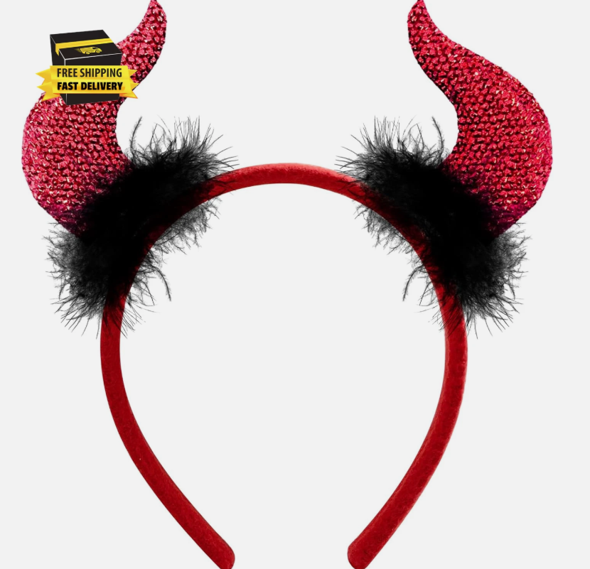 Pack of 6,MDDRUlQl Halloween Costumes for Women Adult 2025 - Devil Horns Headband - Plus Size Halloween Accessories Shirts Sweatshirts Pajamas - HALLOWEEN Party Decorations Favors Supplies Makeup Dress Pack of 6,MDDRUlQl Halloween Costumes for Women Adult 2025 - Devil Horns Headband - Plus Size Halloween Accessories Shirts Sweatshirts Pajamas - HALLOWEEN Party Decorations Favors Supplies Makeup Dress