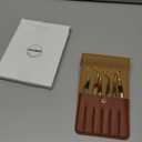 Lash Tweezers for Eyelash Extensions, Professional Eyelash Tweezer Set, Lash Extension Tweezer Kit (Set of 7, Gold)