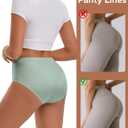 INNERSY Women's Seamless Underwear Silky Hipster 6-Pack (L)