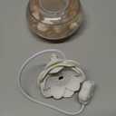 Essential Oil Diffusers Aromatherapy Diffuser: Vyaime Salt Lamp Diffuser for Home Bedroom Office, Pink Crystal Himalayan Cute Lotus Auto Shut-Off 7 Colors LED Night Light - V1103