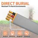10/ 3 UF-B Wire 100FT Pure Copper Direct Burial Cable, Sunlight & Moisture Resistant, Ideal for Outdoor Lighting & Pump Installations & Residential Indoor Electrical Projects