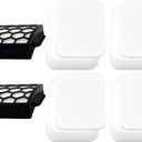 Dttery 4 Foam + Felt, 2 HEPA Filters kit Replacement for Shark Navigator Pet Pro ZU60, ZU62, Pet Plus NV251, NV255, Swivel Pro NV150, NV151 Upright Vacuum, Part 1238FT60 1239FT60