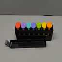 Weekly Pill Organizer 2 Times a Day - Am Pm Pill Box 7 Day, Large Twice Medicine Pill Case for Daily Medication, Vitamins, Fish Oils, Supplements Portable Week Pill Holder Container, Translucent Black