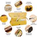 2 x Cute Pencil Case, Kawaii Special Puppy Design Bag & Pouch, Big Large Capacity 5-Compartment Case for School Supplies, Ideal for Boys & Girls (Beige)