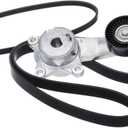 Serpentine Belt Drive Component Kit Compatible With 09-12 Ford Escape Fusion