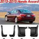 BDFHYK Mud Flaps Splash Guards 4PCS Front & Rear Side Mud Guards Compatible with Honda Accord 2013-2015 (Sedan Model Only) Without OEM Fender Flares