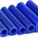 Yoption 6 Pcs Casting Wax, Carving Wax Ring Hole Tube for Making DIY Jewelry Ring Casting Mold and Craft Making, Blue