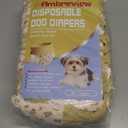 Ambreview Dog Diapers Female, Disposable Diapers for Female Dog with Stretchy Waist, Pull Up Puppy Wraps for Doggie in Heat Period Super Absorbent LeakProof Doggy Diaper for Dogs 30PCS (L)