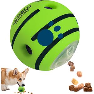 Interactive Puzzle Dog Treat Ball, Treat Dispensing Enrichment Dog Toys Ball, M, 3.46 in (8.8 cm)