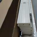TEDNOVA 2" Cordless Faux Wood Blinds, White, 30" W X 64" H