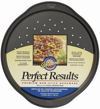 Wilton Premium Non-Stick 14.25-Inch Black Pizza Pan
