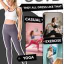 High Waisted Leggings for Women 25"/28" Inseam with Pockets Tummy Control Buttery Soft Yoga Pants (Purple)