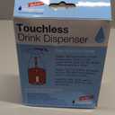 Magic Tap Automatic Drink Dispenser for Fridge, White (1 Pack), No Spill Milk Dispenser for Fridge, Automatic Milk Dispenser Pump for Gallon Jugs, Water & Juice, Fits Most Bottles, Batteries Required