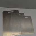 Titanium Cutting Board Set of 3, Titanium Cutting Boards for Kitchen, 100% Double-Sided Titanium Cutting Boards, Separate Raw and Cooked Food Areas, Non-Toxic, Dishwasher Safe (S+ M + L)