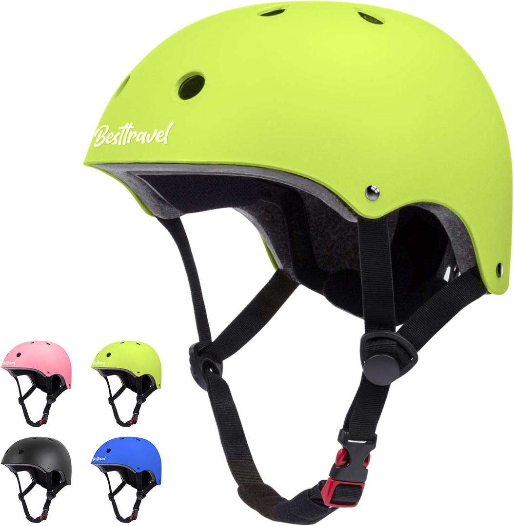 Besttravel Kids Helmet, Toddler Adjustable Kids Ages 3-8 Years Old Boys Girls Multi-Sports Safety