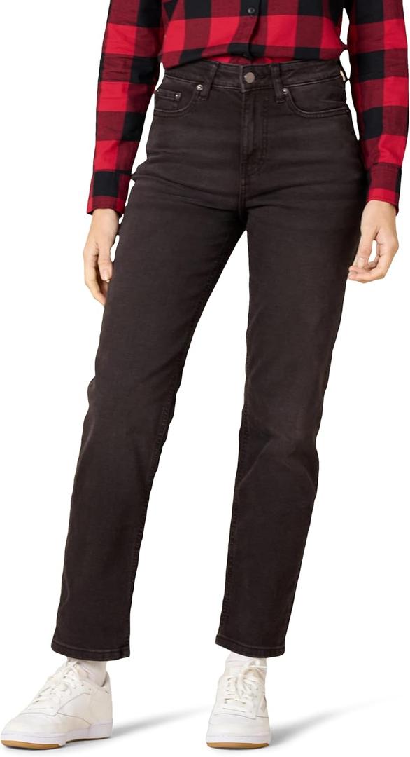 Amazon Essentials Women's High-Rise Straight Jeans - Discontinued Colors (10)