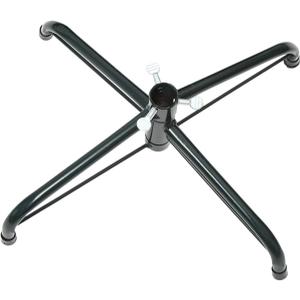 CIMAXIC Christmas Tree Stand for Tree 1.9cm Tube Metal Painted Safe Sturdy Base for Fake Christmas Trees (30x30cm, Green)