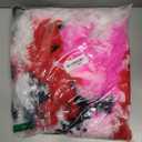 5pcs Chandelle Turkey Feather Boa 1.64 Yards 30g for Halloween Costume Dancing Party Halloween Costume Decoration (White,black,red,pink, Fuchsia&pink)