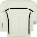 Replacement Driver & Passenger Bottom Foam Seat Cushions 40/20/40 With Leather Beige Covers and Armrest Covers Compatible with Chevy Silverado Tahoe Suburban Avalanche Compatible with GMC Sierra Yukon 1999, 2000, 2001, 2002