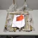 AEPOALUA Wedding Arch, Metal Arch Backdrop Stand, Balloon Arch Stand Wedding Frame for Ceremony Decoration (Gold, 7.2FT, 6FT Arch Backdrop)