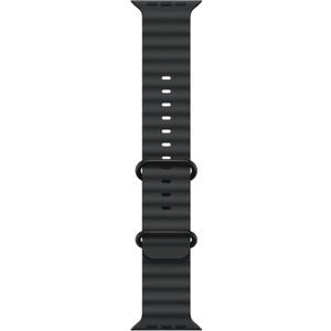 Apple Watch Band - Ocean Band (49mm) - Black with Black Titanium Finish - Regular