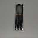 Artdone Metallic Nail Art Pens, Liner Brushes Set, 5PCS Black Color Nail Tools For Long Lines, Thin Details, Fine Drawing, Liner Brush UV Gel Polish Painting Nail Design Sizes 5/8/12/20/25mm