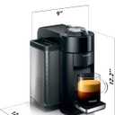 Nespresso Vertuo Coffee and Espresso Maker by De'Longhi, Piano Black