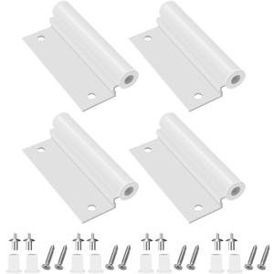 4 Pcs 2579475 Bottom/Lower Screen Door Leaf Hinge W/Screws Fit for Andersen 400 Series Frenchwood Hinged Patio Door, Lower Butt Hinge