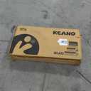 KEANO 16" Kids Bike for 4-7 Yrs, Light-Up Training Wheels, Gray