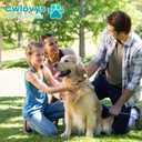 Dog tie Out Cable, 10/20/25/30/50/70/100 feet, Suitable for Dogs up to 350 pounds, Dog Cable with Swivel Buckle, Lightweight, Non-Winding, for Outdoor Camping, Yard Dog Cable (Blue, 20FT)