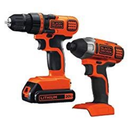 BLACK+DECKER 20V Lithium Cordless Drill and Impact Driver Combo Kit, Battery and Charger Included