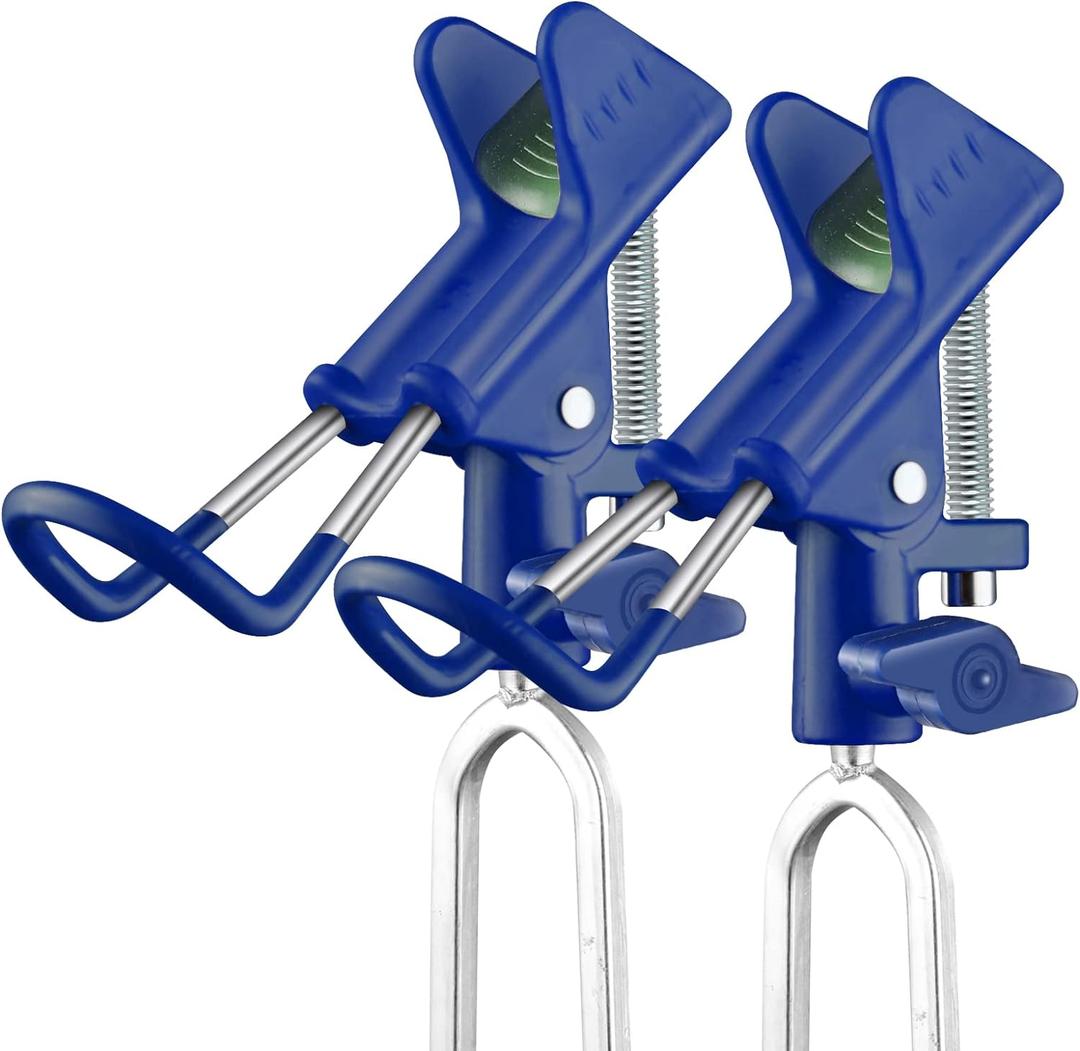 Fishing Rod Holders for Bank Fishing, Fishing Pole Holders for Ground 360 Adjustable, Bank Rod Rack Stand, Fish Pole Holder for Beach, Gifts for Men Birthday, Pack of 2