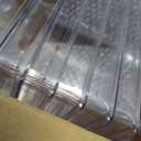 12Pcs Plastic Reptile Terrariums Carrier Cage, Tarantula Enclosure Breeding Box Hatching Container Transparent Fish Tank Turtle Aquarium with Random Color Lid for Lizards, XL(10.6" x 6.7" x 5.9")