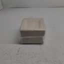 ECOLipak 125 Pack Compostable Square Paper Plates 6 inch Disposable, Eco-friendly Heavy Duty Biodegradable Sugarcane Plates, Nature