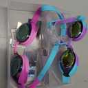 EcoNour Swimming Goggles for Kids(3-12) | Anti-Fog, UV Protection, Durable Silicone Straps with Crystal-Clear Lenses, Pack of 2