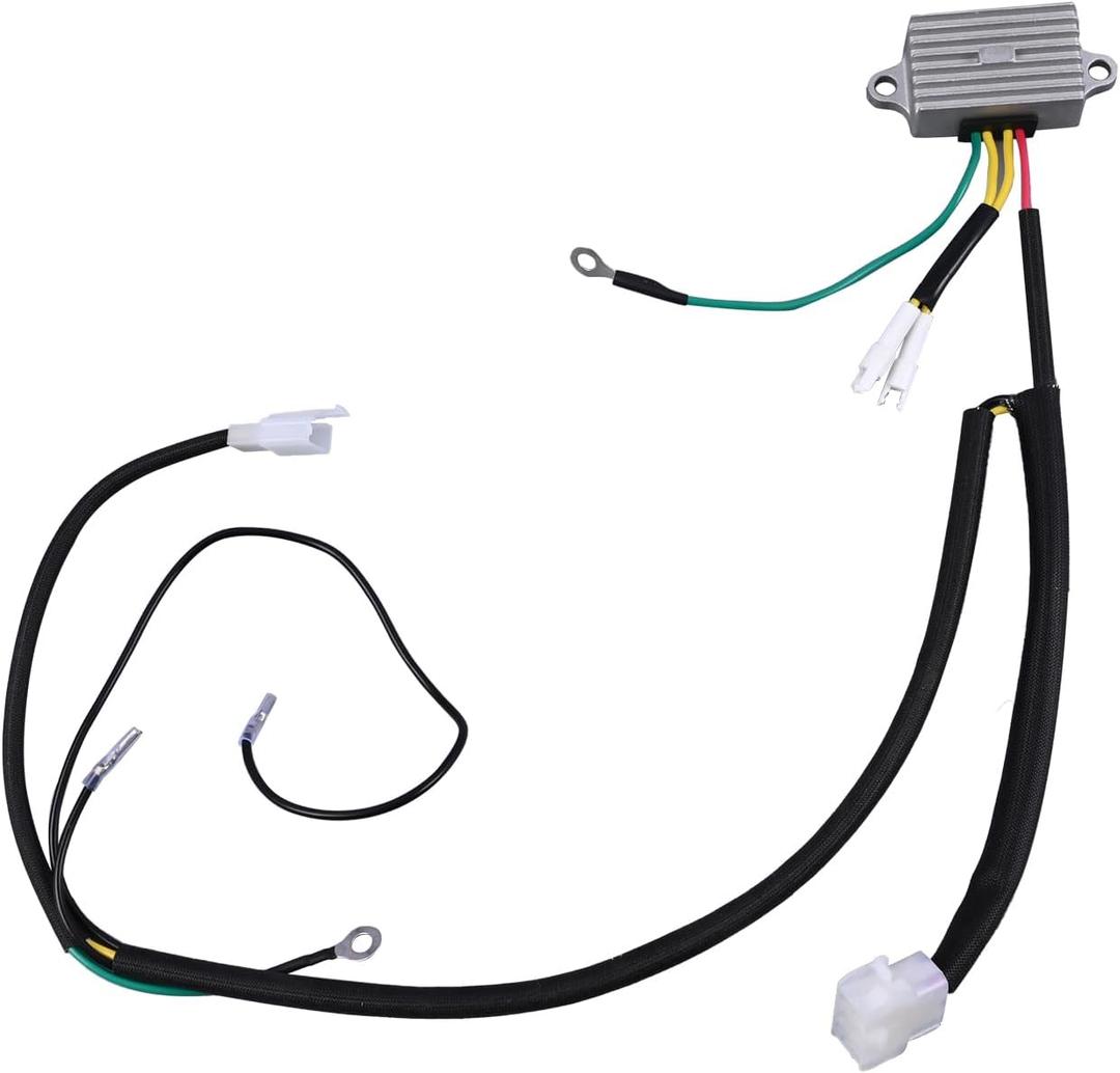 136-7879 Voltage Regulator with Harness Compatible with Exmark Quest Radius E S Series for Toro TimeCutter/Titan/Z-Master Voltage Regulator Replace 127-9219