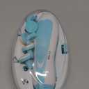 Baby Nail File Clippers Electric: Baby Nail Trimmer Electric Kit Fingernails Toes Care Manicure 6-in-1 Set with LED Light Safe for Newborn Kids and Adult (Blue)