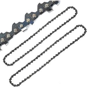 12-Inch Chainsaw Chain Replacement - 2-Piece Set, 1/4-Inch Pitch, 62 Drive Links, Compatible with Electric Chainsaws