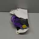 Pedal Resistance Bands with Handles, Upgrade 6-Tubes Manual Tension Training Pedal, Natural Rubber Foot Pedal Resistance Bands, Multifunction Fitness Bands for Abdomen, Waist, Arm, Leg (Purple)