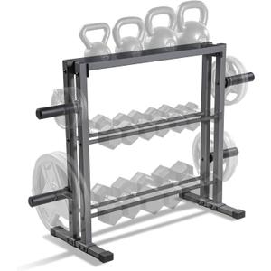 Marcy Weight Storage Organizer Racks for Dumbbells, Kettlebells, Weight Plates