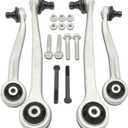 A-Premium Set of 4, Front Upper Control Arm with Ball Joint Compatible with Audi A4/A4 Quattro 2009-2016, Q5 2012-2016, A5 2012-2014, A5 Quattro 2008-2016, RS5 2013-2015, S4 2010-2016, S5, SQ5