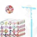 Geiserailie 60 Set Sensor Covers Sets Include 60 Pcs Transparent Adhesive Patches 100 Pcs Waterproof Stickers Long Lasting Without Hole Tapes(Floral Feminine Style)