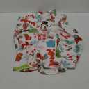 Men's Funny Christmas Shirts Short Sleeve Button Up Vacation Bowling Shirt (4X-Large, Christmas-white Happy New Year)