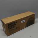 WOPITUES Wood Floating Shelves Set of 6, Shelves for Wall Decor, Farmhouse Shelf for Bedroom, Bathroom Storage Shelves, Book Shelves for Living Room - Rustic Brown (16.5 Inch)