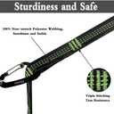 Hammock Straps, Hammock Tree Straps Lightweight Set of Two 10FT Long 32 Adjustable Loops Total with 2 Carabiners Holds up to 1000 Lbs Each Strap