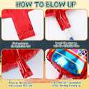 2 x Back to School Balloons, School Bus Pencil Apple Crayon Foil Mylar Balloon for Back to School Supplies, Kindergarten Party Decorations