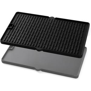 7404 Griddle Parts for Weber Summit Griddle 400 600 Series S-670 S-470 E-470 Grill Replacement Parts Reversible Cast Iron Griddle Plate for Weber Summit Silver C/D Gold A B D Platinum A B Flat Top