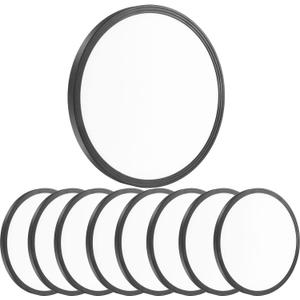 8Pack 12 Inch 3200LM Flush Mount LED Ceiling Lights,Black 28W Slim Ceiling Light Fixture Round Day White 6000K Thin Round Flat Ceiling Light 120V Surface LED Ceiling Light 300W Equivalent