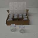 Baby Food Storage Containers,12 Pack Baby Food Containers with Lids,4 oz Glass Baby Food Jars,Small Snack Containers for Toddlers,Thickened Baby Food Storage Containers for Infant and Baby (4 oz)