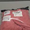 Hearth & Harbor Extra Deep Pocket Queen Sheets Sets - Fits Mattress 18-24 Inches Deep - Extra Deep Pocket Sheets - 6 Piece Queen Size - Misty Rose